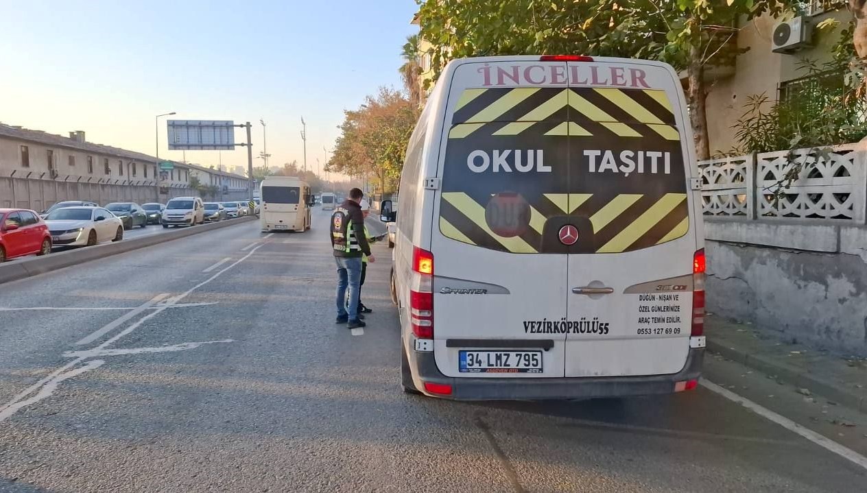 İstanbul’da öğrenci servisleri denetlendi